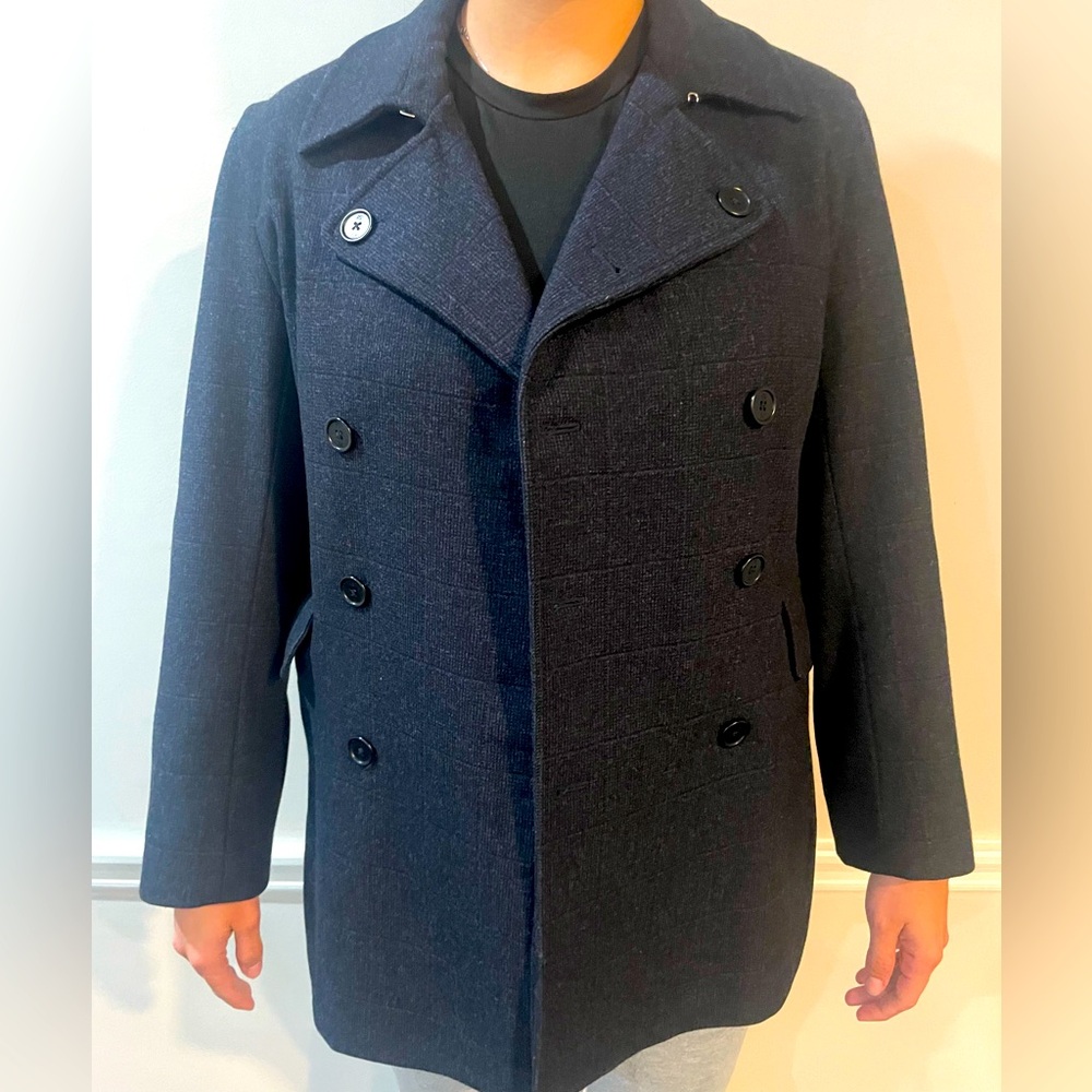 Paul Smith navy blue coat. Size M.